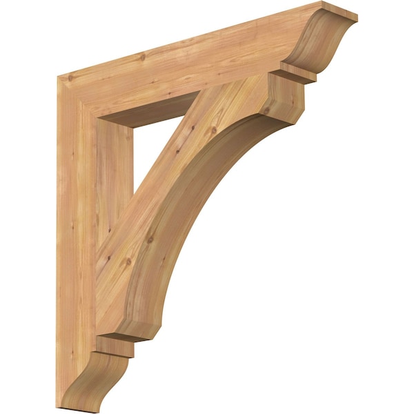 Ekena Millwork Legacy Traditional Smooth Bracket, Western Red Cedar, 5 1/2"W x 34"D x 34"H BKT06X34X34LEC01SWR - main